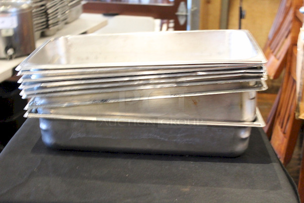 BEAUTIFUL!! Vollrath 30045 Super Pan Full Size Steam Pan, Stainless Steel, 4" Deep, Reinforced Corners, Anti-Jamming Design, 20 Gauge, 300 Series Stainless Steel, NSF, Made In USA
21x12-3/4x4
7x Your Bid
 - Image 2 of 5