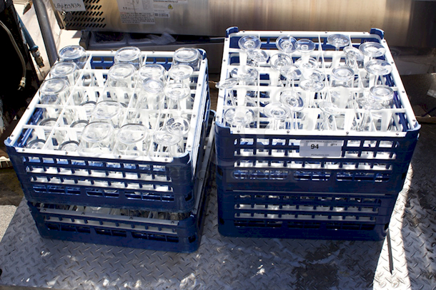 4 Glass Racks Full Of Glasses. 4x Your Bid - Image 5 of 5