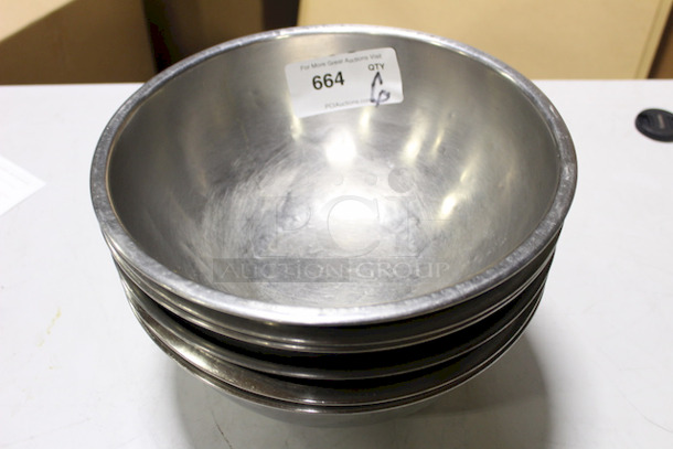 PERFECT! Stainless Steel Mixing Bowls, 13x5. 6x Your Bid.  - Image 3 of 4