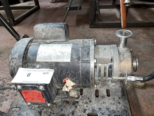SWEET! Sanitary Beer Transfer Pump On Brewers Cart - Image 6 of 6