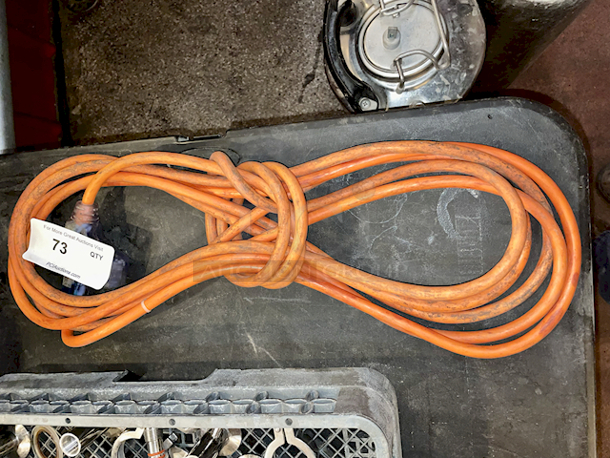 Orange Extension Cord, Heavy Duty - Image 1 of 1