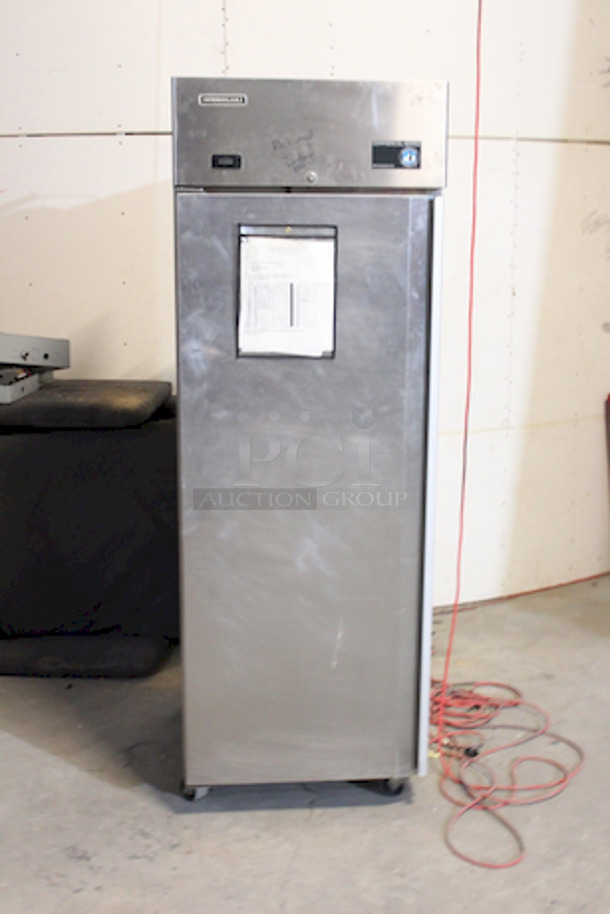 AWESOME! Hoshizaki CR1B-FS Refrigerator, Single Section Upright, Full Stainless Door. 
Per Casino Regulation, Freon Was Removed 
27-1/2x34x80