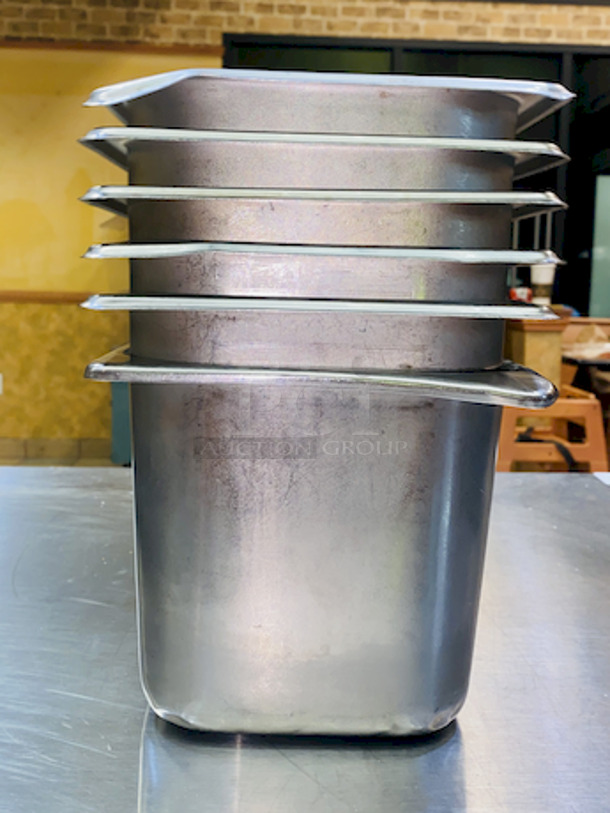 AWESOME! Set of (5) Stainless Steel 1/3 Pans, 6 Inch Deep.

6x Your Bid - Image 4 of 6