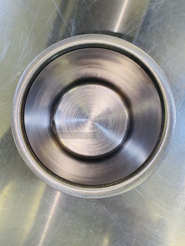 Browne 8011SS - Cutlery Cylinder, 3-3/4" dia. x 5-1/2"H, plain, stainless steel.

5x Your Bid.  - Image 2 of 3