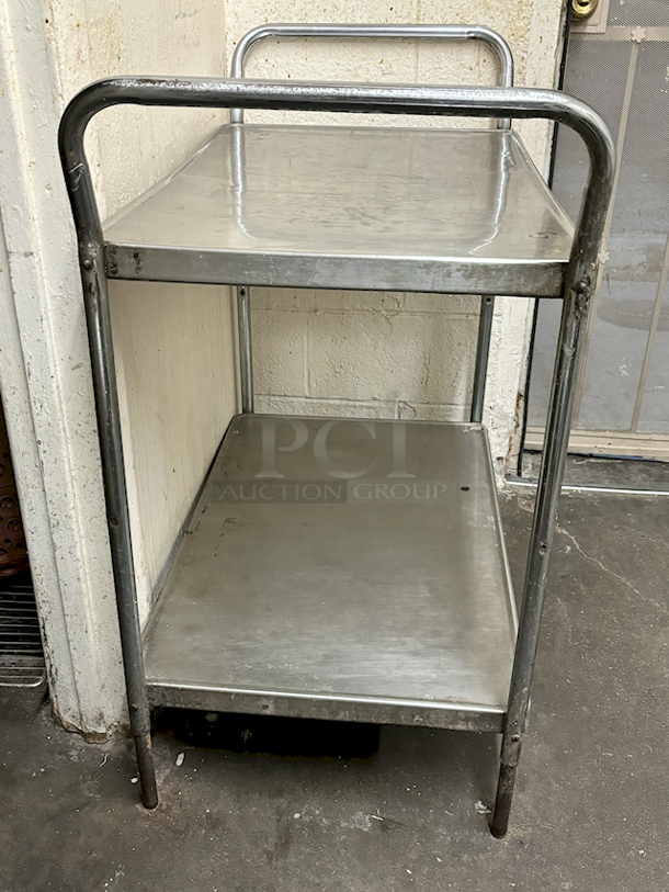 Stainless Steel Equipment Stand/Work Table With Handles and Under-Shelf - Image 2 of 5