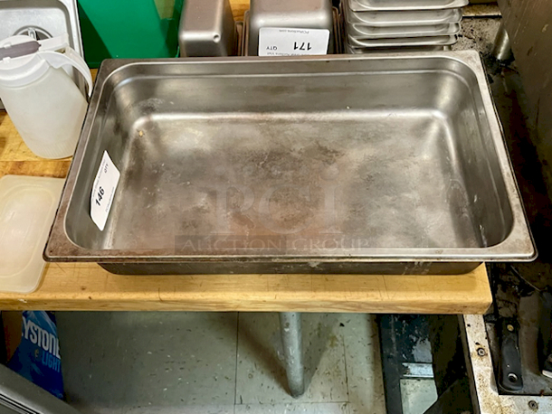 Full Size Metal Hotel Pan, 4” Deep