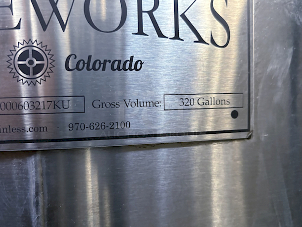 BRAND NEW/NEVER FIRED Forgeworks Stainless Steel 7 Barrel (320 Gallon) Franken Kettle-Whirlpool Combo Model 7KU With Midco Economite Burner (Natural & Propane Compatible) And Keyway. Uninsulated, Single Wall, Gas Fired. Certified Never Used. 48x71 - Image 11 of 11