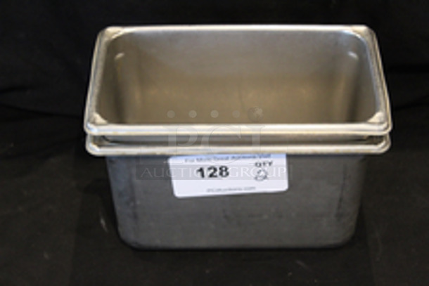 Stainless Steel 1/3 Pans, 6” Deep.
12-1/2x7x6
2x Your Bid
