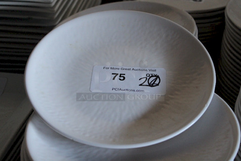 NICE! World Bell Melamine Textured 10" Round Plates. 20x Your Bid