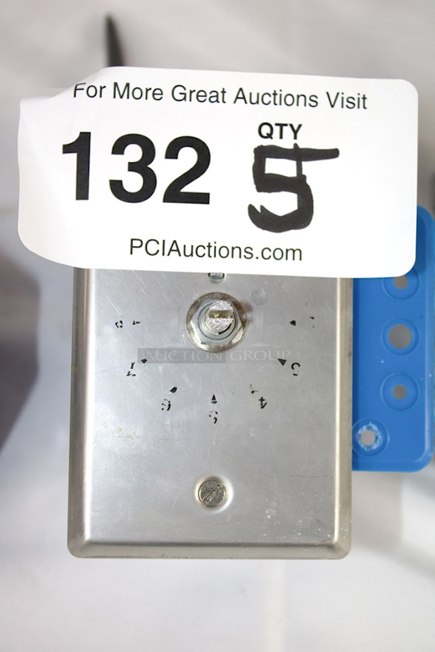SWEET! (4) Atlas Single-Gang In-Wall Volume Controls and (1) Weatherproof External 70V Transformer 8 Ohm To 2.5, 5, 10, 15, 20W Taps - EW70V. ALL ARE IN WORKING ORDER. 5x Your Bid - Image 3 of 11