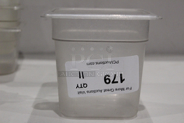 Cambro EN 63-1 Camware 1/6 Pans, 4” Deep
63⁄8" x 615⁄16"x4”
11x Your Bid
 - Image 7 of 7