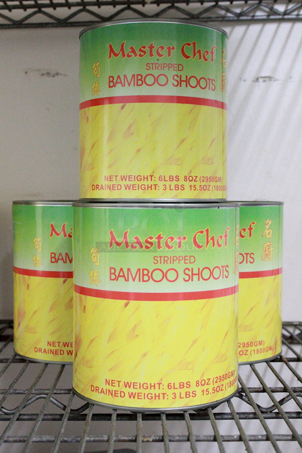 Master Chef (5) 6Lb Cans of Stripped Bamboo Shoots. 5x Your Bid. - Image 1 of 2