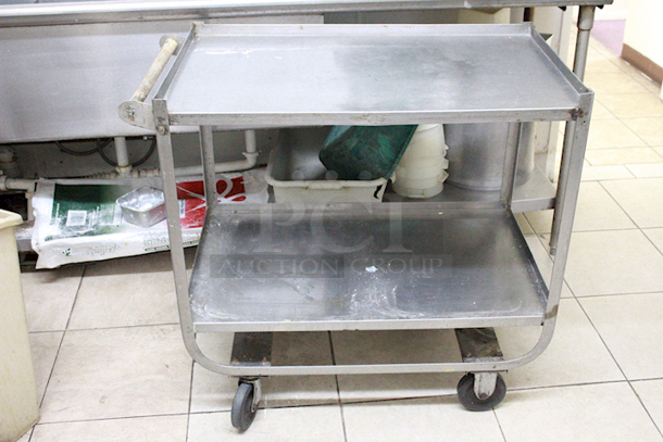 AWESOME! Mobile Equipment Stand/Kitchen Utility Cart With Under-Shelf On Commercial Casters.  - Image 2 of 2