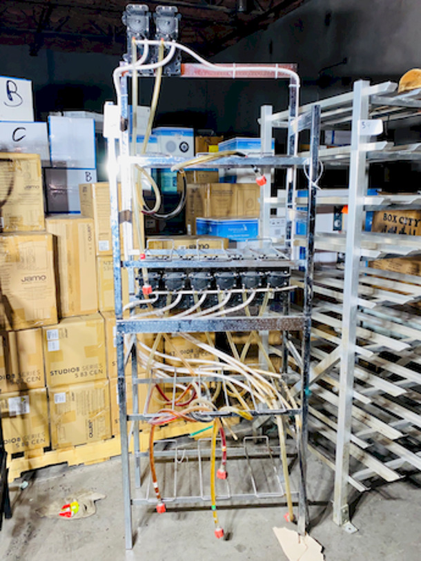 NICE! 2 Bag In Box Racks. - Image 3 of 4