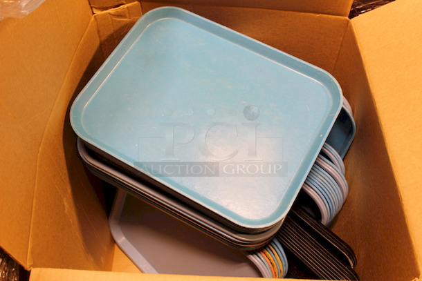 ALL FOR ONE! Box Of Food and Market Trays - Image 1 of 6
