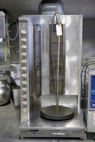Natural Gas Electric Vertical Doner Kebab Machine