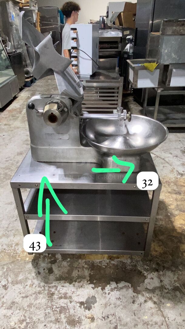 Buffalo Chopper 18 Bowl With Meat Grinder Attachment
 - Image 7 of 8