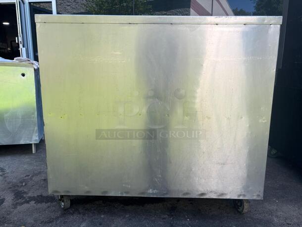 Stainless Steel Shelves With Wheels - Image 2 of 4