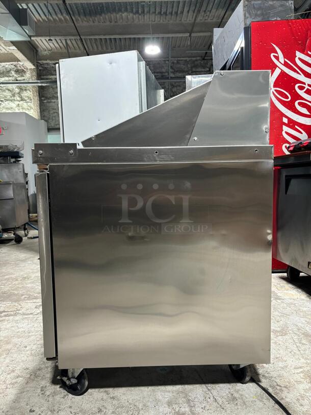 Brand New Scratch & Dent DSP60 2-Door Commercial Food Prep Table Refrigerator in Stainless Steel
 - Image 4 of 6