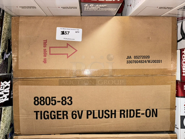 NEW!! Dynacraft TIGGER 6V Plush Ride-On - Image 2 of 2