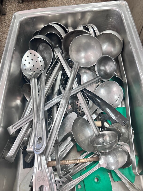 One Lot! Misc Stainless Steel kitchen Ware NSF 