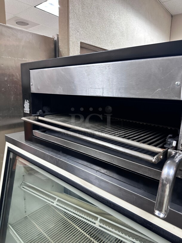 Certified Working Wolf 36 inch Gas Salamander Cheese Melter NSF - Image 4 of 6