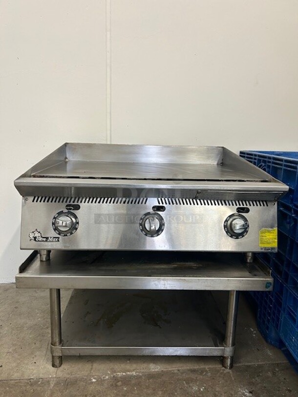 Star 636TF 36 inch Gas Griddle w/ Thermostatic Controls - 1 inch Steel Plate, Working - Image 2 of 8
