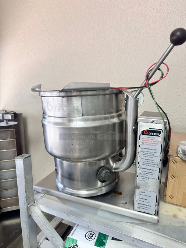 Groen TDB/6-10 10 Quart Electric Countertop Steam Jacketed Kettle 220 Volt 1 Phase Tested and Working - Image 6 of 10