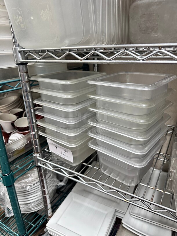 Commercial 1/6 Size Plastic Storage Container NSF - Image 6 of 6