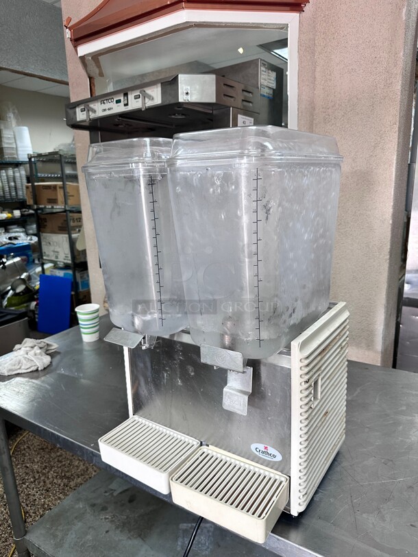 Certified Working Crathco D25-4 Refrigerated Drink Dispenser w/ (2) 5 gal Bowls, Pre Mix, 115v  - Image 4 of 9