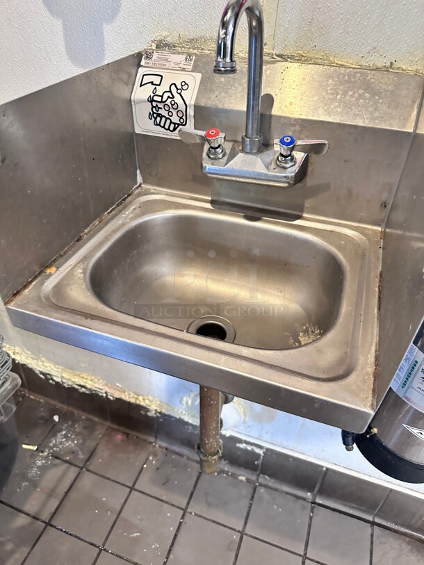 Commercial Stainless Steel Hand Sink Ideal For Commercial Kitchen NSF - Image 3 of 5