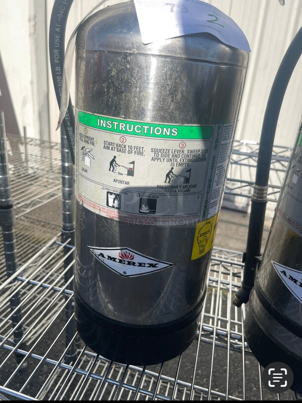 Amerex B260 - 6 Liter Class K Kitchen Fire Extinguisher - Image 2 of 8