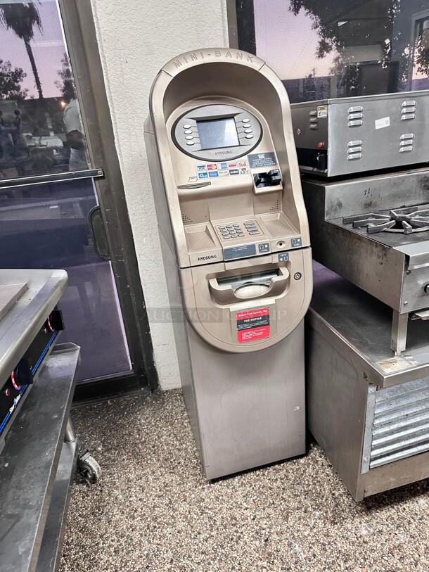 Clean Hyosung ATM Mini Bank 1500 No Key No Processing Fees 