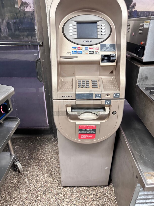Clean Hyosung ATM Mini Bank 1500 No Key No Processing Fees  - Image 5 of 9