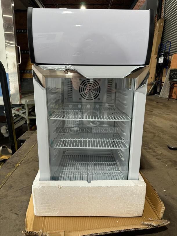 Brand New In Box! Nordon Countertop Glass Door Merchandiser! Eletric Powered! MODEL:SC52B 120V! - Image 1 of 7