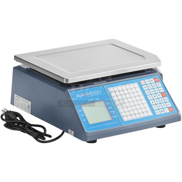 BRAND NEW SCRATCH AND DENT! AvaWeigh 334PCSP30 30 lb. Digital WiFi Price Computing Scale. Tested and Working!