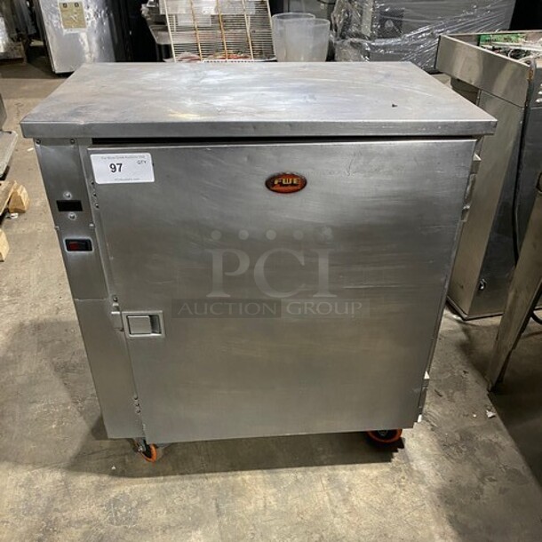 FWE Commercial Countertop Food Warming/Holding Cabinet! All Stainless Steel! On Casters! Model: HLCSL18268CH SN: 092440201 120V 