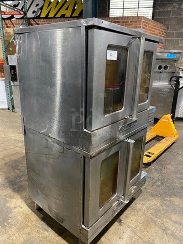 Southbend Commercial Natural Gas Powered Double Deck Convection Oven! With View Through Doors! Metal Oven Racks! All Stainless Steel! On Legs! Silver Star Edition! 2x Your Bid Makes One Unit! - Image 2 of 12