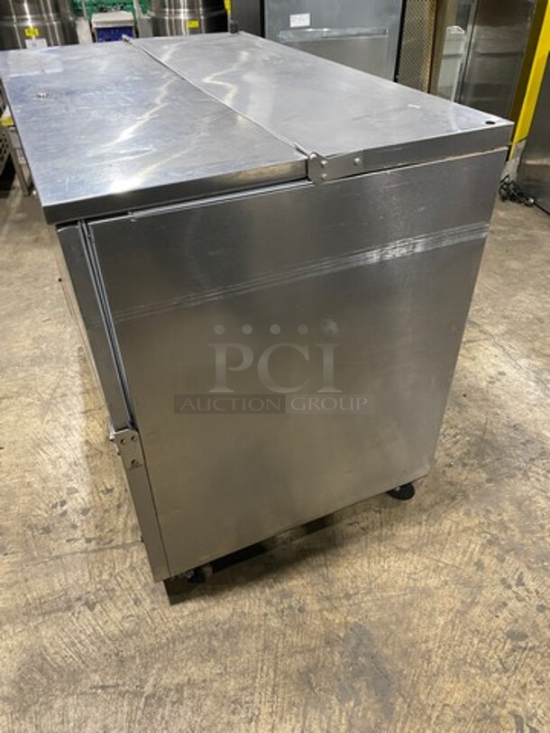 Beverage Air Single Side Access Milk Cooler! Stainless Steel! On Casters! Model: SM49N 115V 60HZ 1 Phase - Image 2 of 8