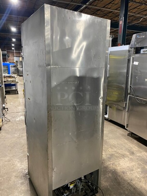 NICE! True Single Door Reach-In Freezer! With Poly Coated Racks! Solid Stainless Steel! Model: T23F SN: 7510251 115V 60HZ 1 Phase - Image 3 of 9
