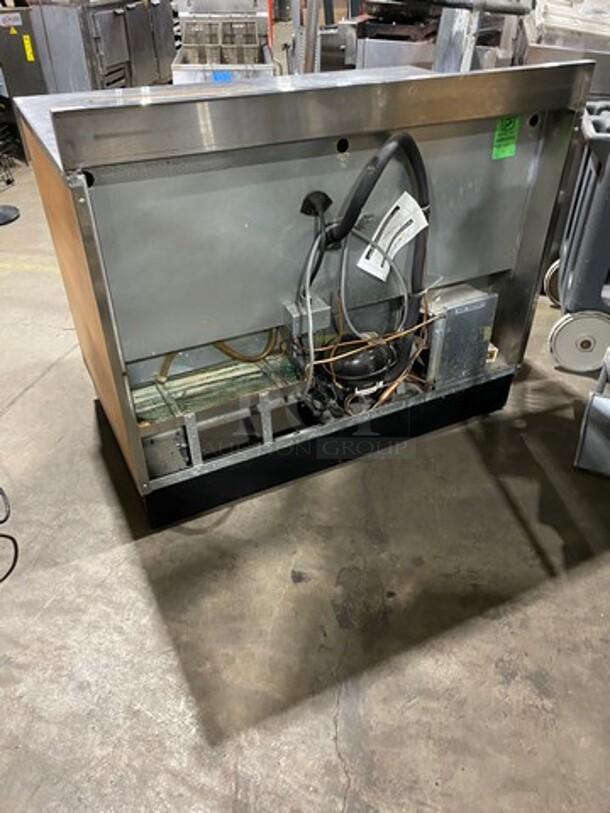 Duke Commercial Refrigerated Work/Prep Top Lowboy Cooler! With Backsplash! With 2 Doors Underneath Storage Space! With Poly Coated Racks! All Stainless Steel! - Image 3 of 9