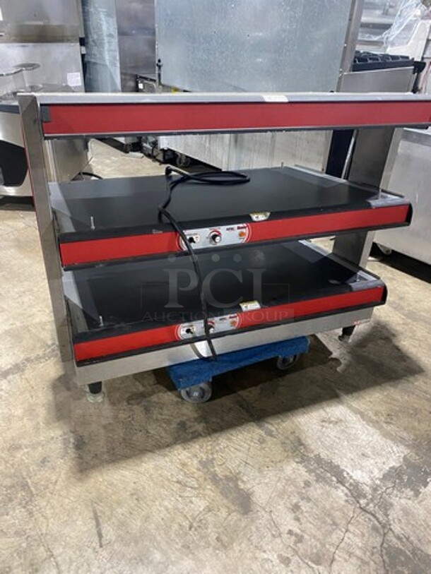 WOW! APW Wyott Commercial Countertop Heated Shelf Merchandiser! On Legs! Model: DMXD42S SN: 380821208002 120V 60HZ 1 Phase - Image 4 of 7