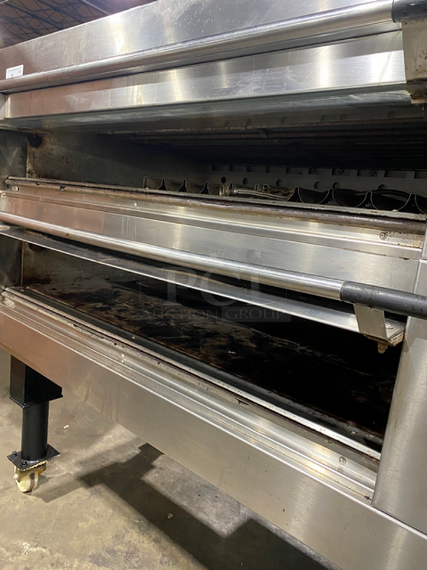 AMAZING! Bongard Commercial Electric Powered Modular Double Deck Baking Oven! All Stainless Steel! On Casters! With Steam Line! Model: FOURMODULABLEM4FE SN:9258881! 2 X Your Bid Makes One Unit! - Image 5 of 12