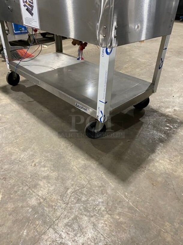 Duke Commercial Electric Powered 3 Well Steam Table! With Storage Space Underneath! All Stainless Steel! On Casters! Model: E303M SN: 12063086 208V 60HZ 3 Phase - Image 7 of 10