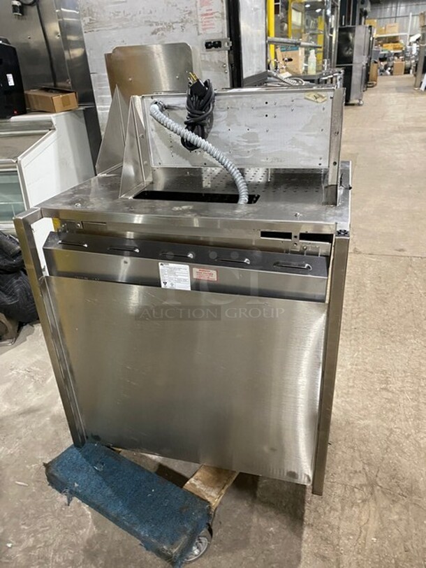 Prince Castle Crisp N Hold Fry Warmer Dump Station! MODEL LF26SNCA SN: FSGK382836X 208-240V  - Image 3 of 8