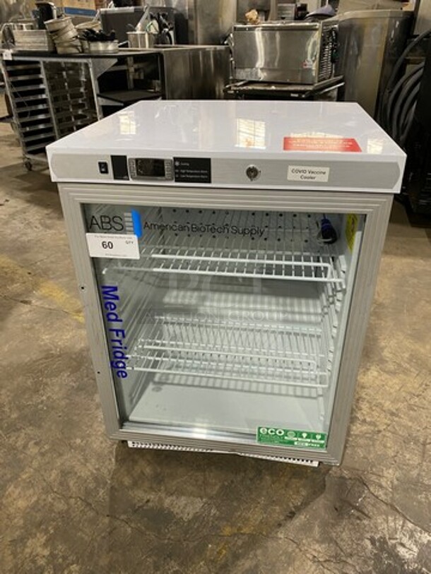 ABS Single Door Undercounter Refrigerator! With View Through Door! Poly Coated Racks! Model: PHABTHCUCBI0404GADADJA SN: ABS91666722005V52 115V 60HZ 1 Phase - Image 1 of 8
