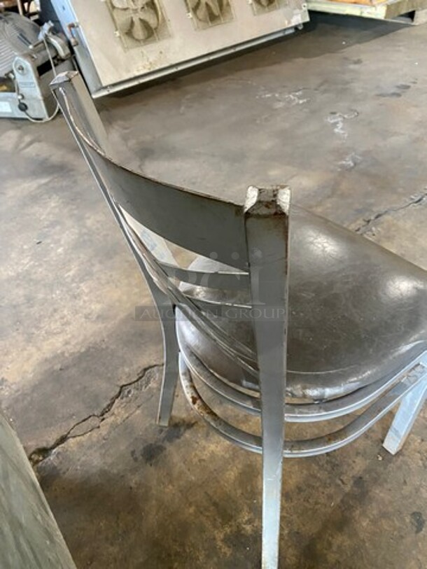 Grey Cushioned Chairs! With Metal Body! 10x Your Bid! - Image 3 of 6