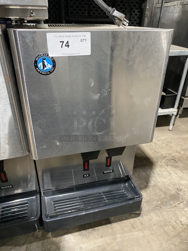 CUTE! HOSHZAKI Ice Maker/Water Dispenser Combo!  Model DCM-270BAH-OS Serial C07388J 115-12V/60Hz/1 Phase - Image 1 of 8