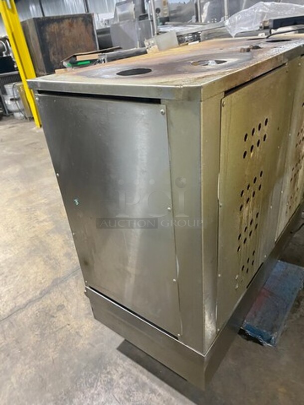 Attias Natural Gas Powered Dual Gyro Machine! All Stainless Steel! WORKING WHEN REMOVED! - Image 3 of 9