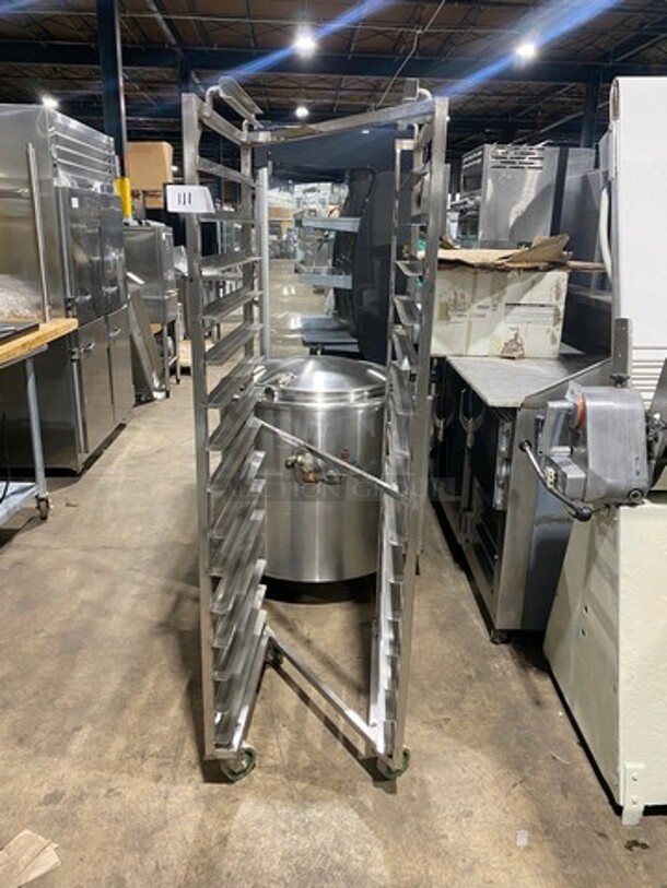 Channel Heavy Duty Stainless Steel Welded Commercial Pan Transport Rack! On Casters! - Image 2 of 10